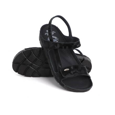 Dámské kožené sandále Miri black 