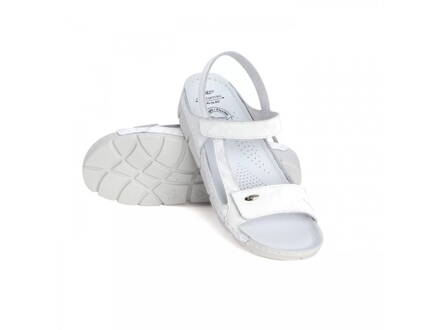 Dámské kožené sandále Batz Miri white 